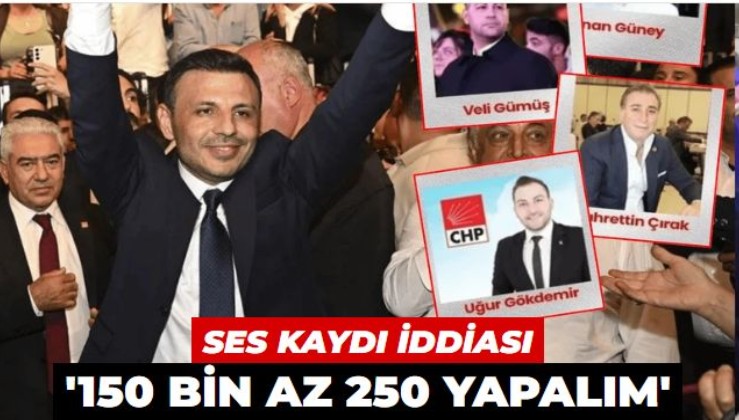Kurultay pazarlığında ses kaydı iddiası: '150 bin az 250 yapalım'