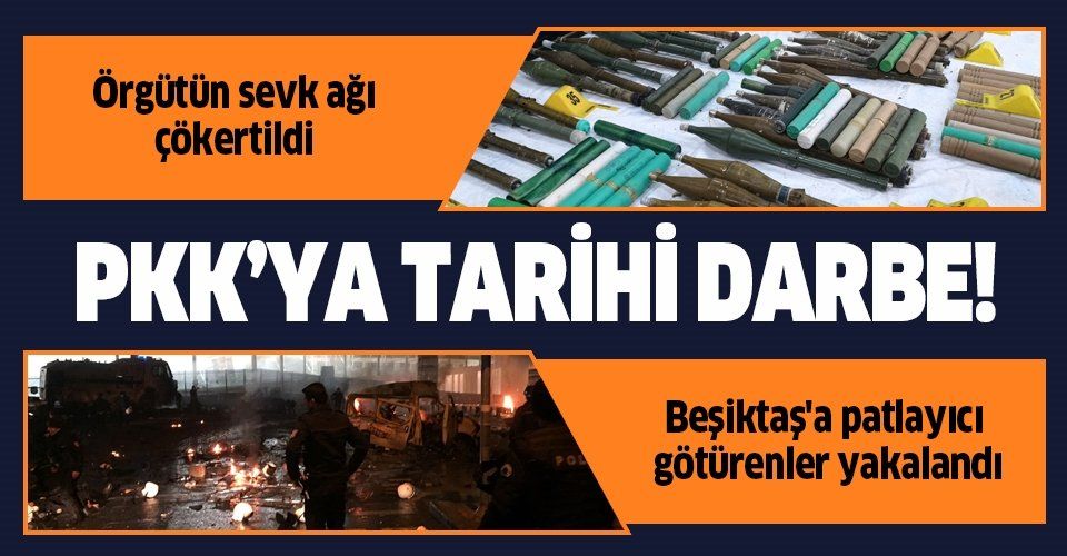 PKK'nın cephane sevk ağı çökertildi; Beşiktaş'a patlayıcı götürenler yakalandı