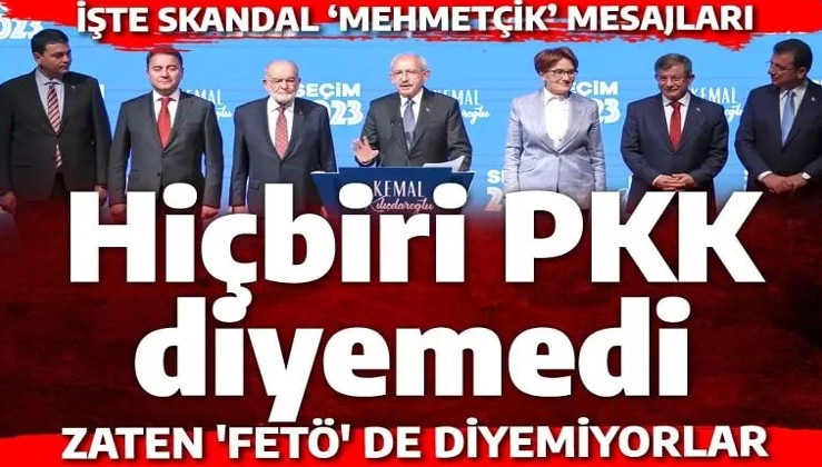 HDP/Yeşil Sol korkusundan PKK diyemediler: İşte Millet İttifakı'nın 'Mehmetçik' mesajları