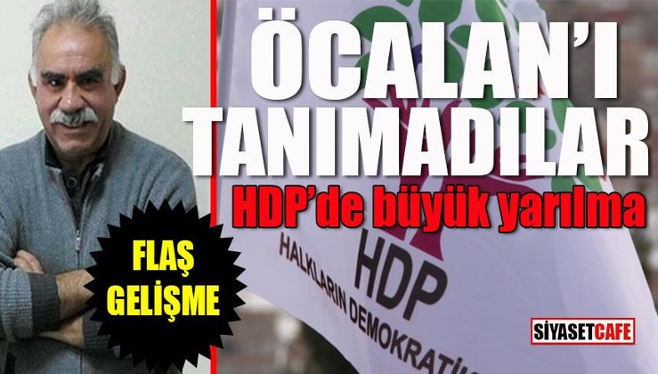 HDP’de büyük yarılma: Teröristbaşı Öcalan’ı tanımadılar