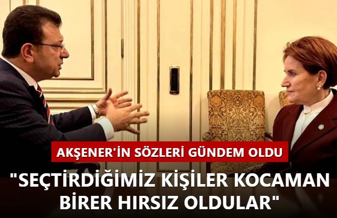 Meral Akşener'in sözleri yeniden gündemde: Seçtirdiğimiz kişiler kocaman birer hırsız oldular