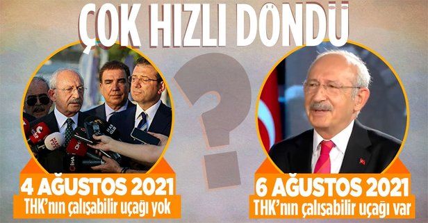 Akill, Akill hani senin babandım bir karar ver: Kılıçdaroğlu yine kendisiyle çelişti: THK'da uçacak uçak var mı yok mu?