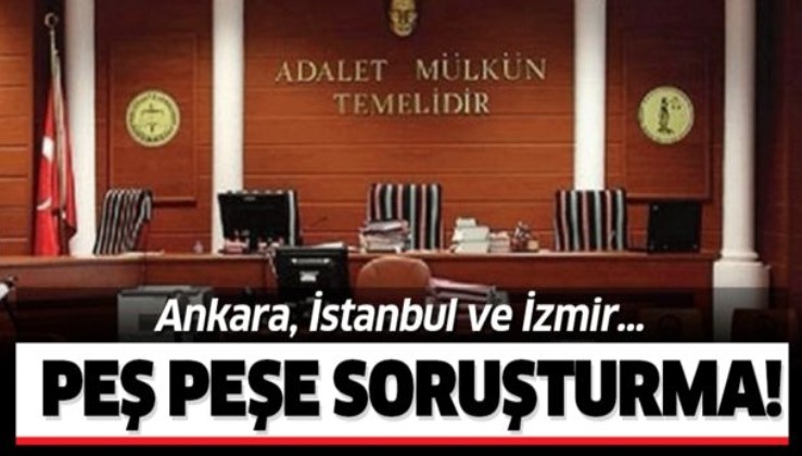 Ankara, İzmir ve İstanbul'da Barış Pınarı Harekatı soruşturması!.