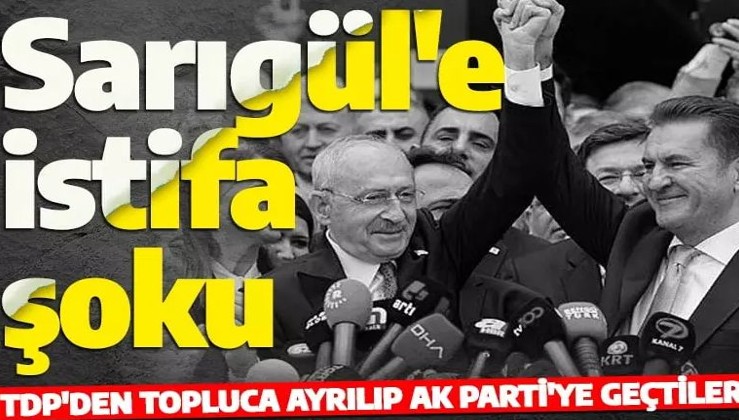 Mustafa Sarıgül'e istifa şoku! 40 kişi AK Parti'ye geçti!
