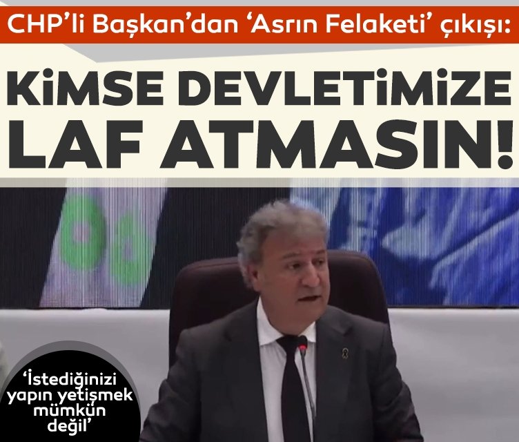 CHP'li Başkan Mustafa İduğ'dan 'Asrın Felaketi' sözleri: Kimse devletimize laf atmasın, böyle bir depreme kimse yetişemezdi!