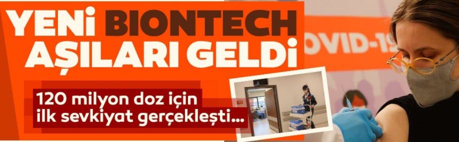 Son dakika: 120 milyon doz BionTech aşısının ilk partisi geldi! Uçak Ankara'ya indi...