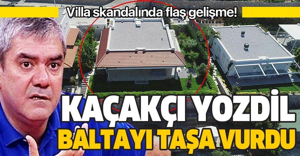 Sözcü gazetesi yazarı Yılmaz Özdil'in kaçak villası hakkında flaş gelişme! Suç duyurusunda bulunuldu!