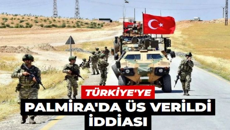 Türkiye'ye Palmira'da üs verildi iddiası
