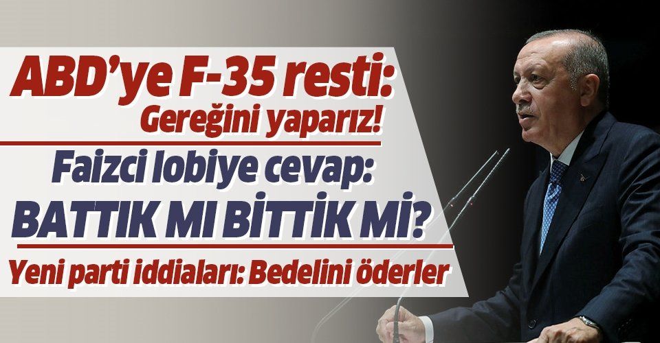 Erdoğan: Ne pahasına olursa olsun Türkiye gemisinde delik açtırmayacağız!