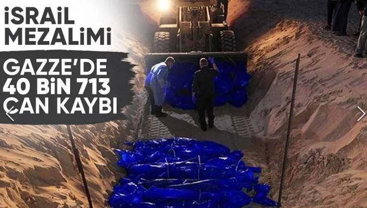 Gazze'de can kaybı 40 bin 173'e yükseldi