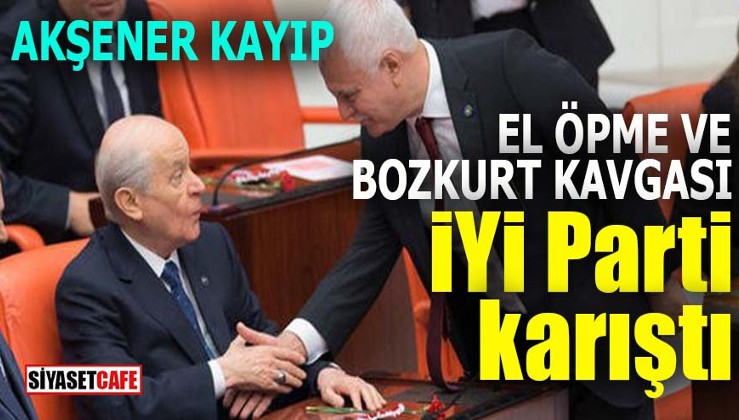 El öpme ve Bozkurt kavgası: İYİ Parti karıştı, Akşener kayıp!
