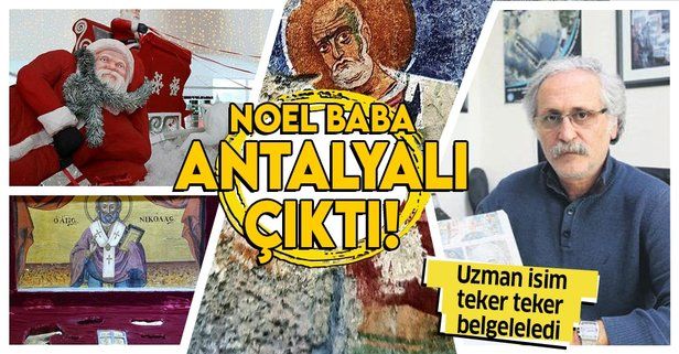 MYRA Antik Kenti Kazı Başkanı Prof. Dr. Nevzat Çevik ‘Noel Baba’nın Antalyalı olduğunu söyledi