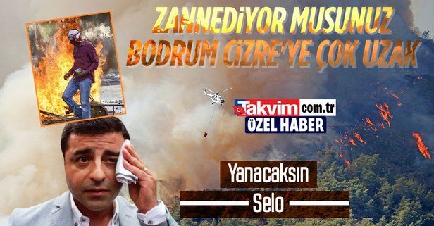 HDP'li Selahattin Demirtaş'ın tehdidi yine gündemde: Zannediyor musunuz Bodrum Cizre'ye çok uzak