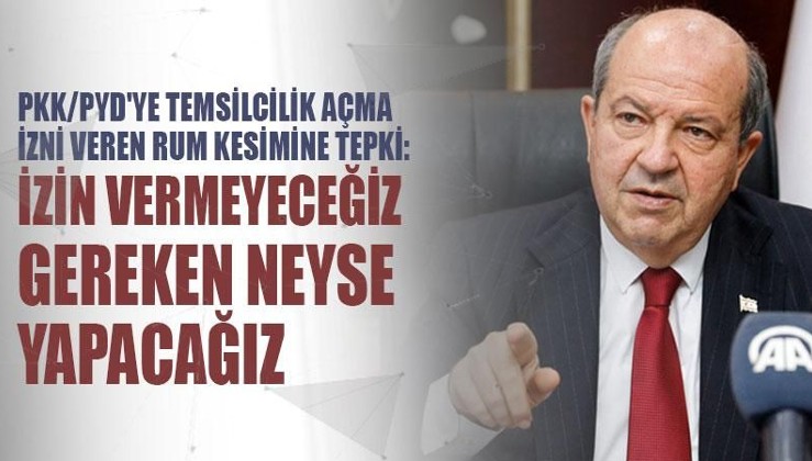 KKTC Cumhurbaşkanı Ersin Tatar’dan Rum kesimine tepki: İzin vermeyeceğiz