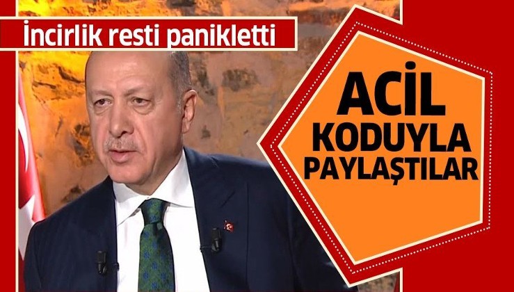 Erdoğan'ın İncirlik resti Avrupa basınının eteklerini tutuşturdu! Reuters acil koduyla duyurdu!.