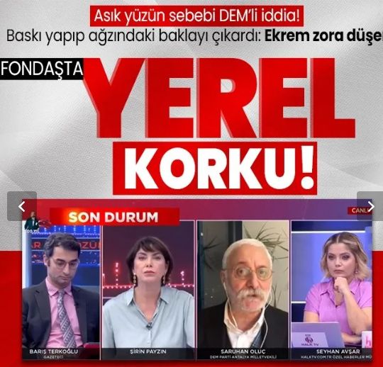 Son dakika: HALK TV'de Şirin Payzın'dan DEM Parti'ye İstanbul'da aday çıkarmayın baskısı!