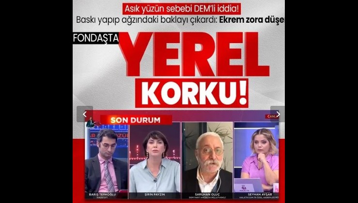 Son dakika: HALK TV'de Şirin Payzın'dan DEM Parti'ye İstanbul'da aday çıkarmayın baskısı!