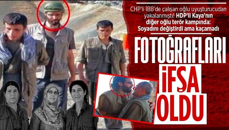 Teröristlerle fotoğrafları ortaya çıktı! HDP'li Milletvekili Kaya'nın oğlu gözaltına alındı