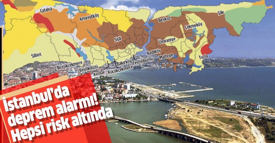 Uzmanlardan deprem uyarısı! İşte İstanbul'da olası bir depremde risk altında olan bölgeler