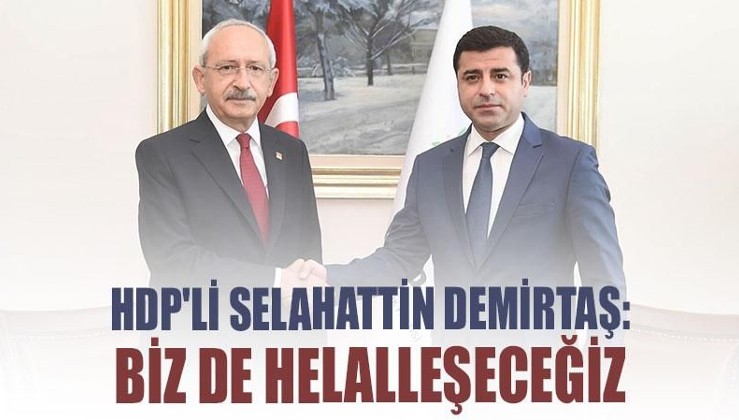 HDP'li Selahattin Demirtaş: Biz de helalleşeceğiz