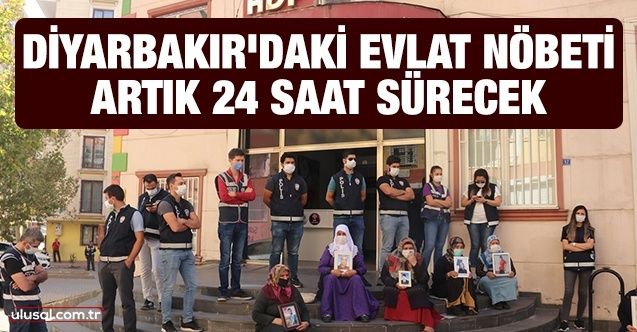 Diyarbakır'daki evlat nöbeti artık 24 saat sürecek