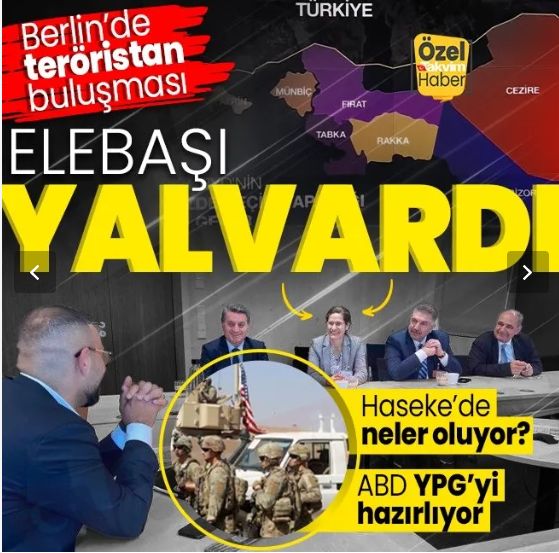 Almanya'da 'teröristan' buluşması! PYD elebaşı İlham Ehmed'den "Türkiye'ye karşı bize yardım edin" çağrısı | ABD ve YPG'den ortak tatbikat