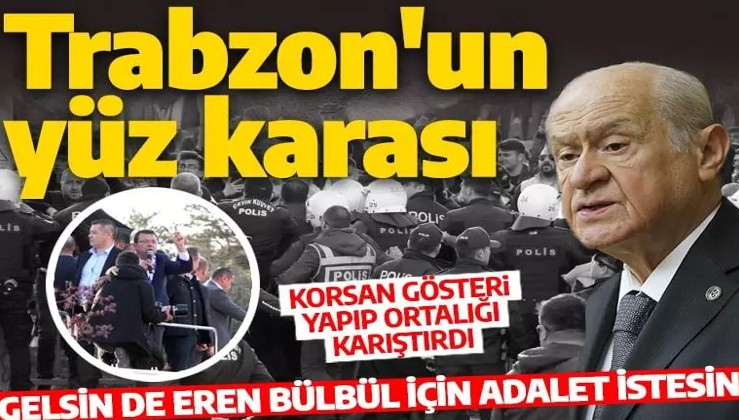 MHP lideri Bahçeli: Ekrem İmamoğlu Trabzon'un yüz karasıdır