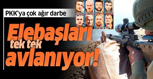 PKK'nın tepe yöneticilerine büyük darbe! Elebaşları tek tek avlanıyor.