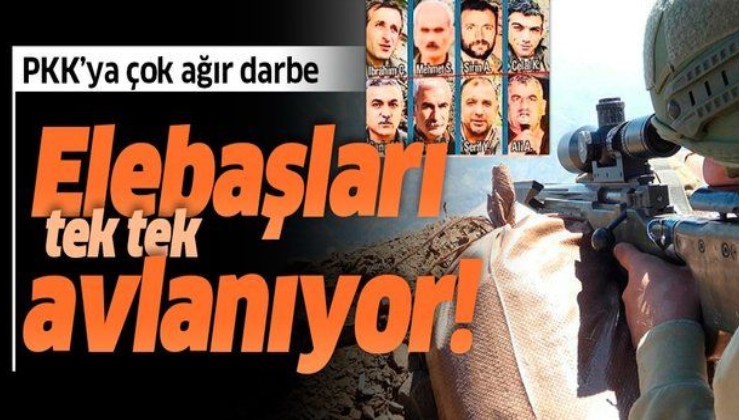 PKK'nın tepe yöneticilerine büyük darbe! Elebaşları tek tek avlanıyor.