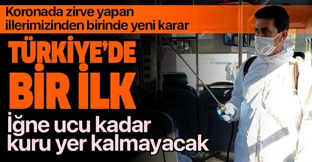 SON DAKİKA: Edirne'deki ulaşım araçları koronavirüse karşı her yolcu inip bindiğinde 1 milimetre kuru yer kalmayacak şekilde dezenfekte edilecek