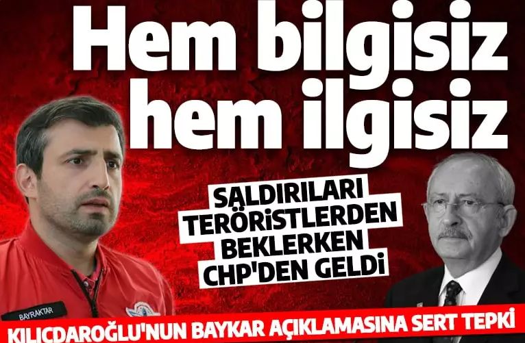Selçuk Bayraktar'dan Kılıçdaroğlu'nun sözlerine tepki: Ne kadar ilgisiz ve bilgisiz