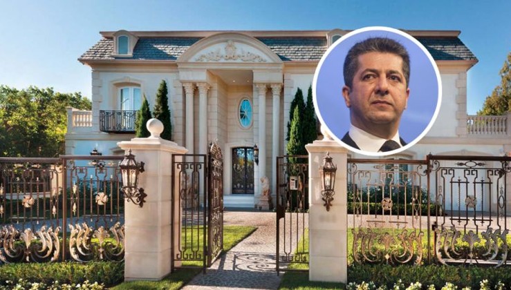 Barzani ailesi Amerika Beverly Hills'deki villaları (malikaneleri) 47 milyon $ harcamışlar!