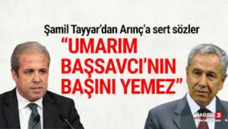 Şamil Tayyar'dan Arınç'a: Umarım, Başsavcı'nın başını yemez!