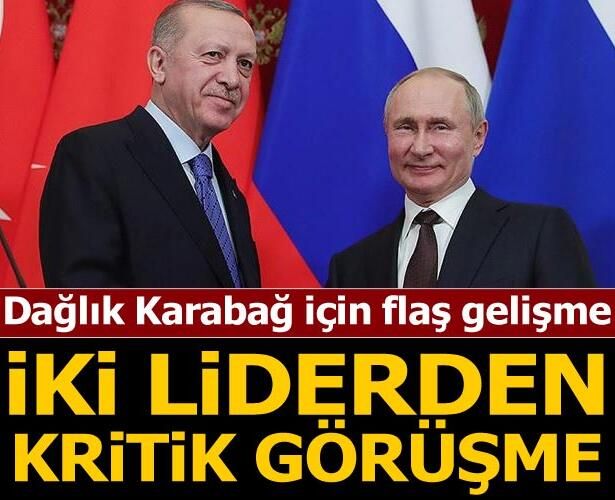 Son dakika... Cumhurbaşkanı Erdoğan ve Putin'den kritik görüşme