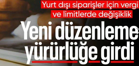 Yurt dışı eticaret siparişlerine yeni düzenleme Resmi Gazete'de