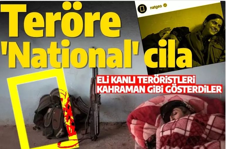 National Geographic'ten skandal paylaşım! Kadın teröristleri kahraman gibi lanse etti