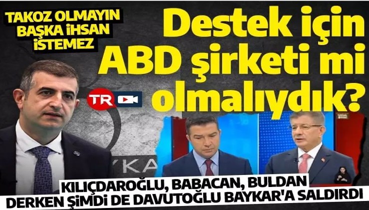 Sırayla saldırıyorlar... Haluk Bayraktar'dan Ahmet Davutoğlu'na cevap: Destek için ABD şirketi mi olmalıydık?