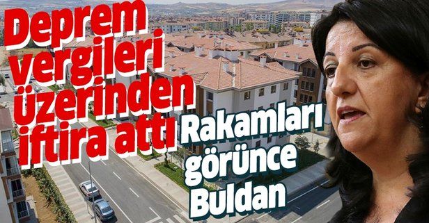 HDP Eş Genel Başkanı Pervin Buldan'ın "Deprem vergilerini neden kullanmıyorsunuz?" sorusu üzerinden oluşturduğu algı çöktü