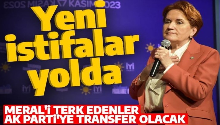 Meral Akşener'e kötü haber! İYİ Parti'de istifa dalgası sürecek