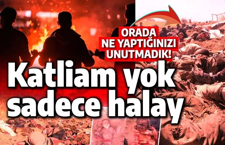 Katliam yok, bu kez sadece halay: PKK'lı teröristler Amerikan askeriyle ateşten atlıyor