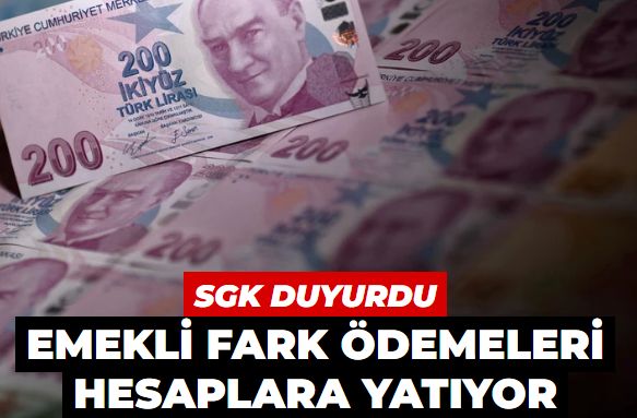 Emekli fark ödemeleri hesaplara yatacak! Tarih verildi...