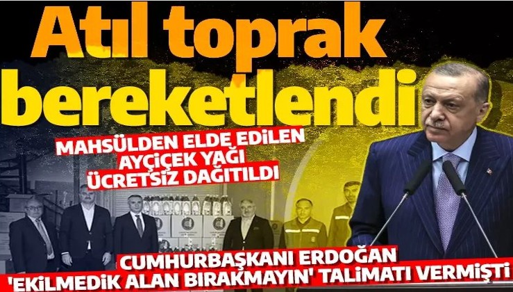 Cumhurbaşkanı Erdoğan talimat vermişti! Binlerce litrelik ayçiçek yağı vatandaşa dağıtıldı