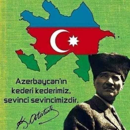 Azerbaycan Cumhuriyetinin 31.kuruluş yıldönümü kutlu olsun. İKİ DEVLET TEK MİLLET
