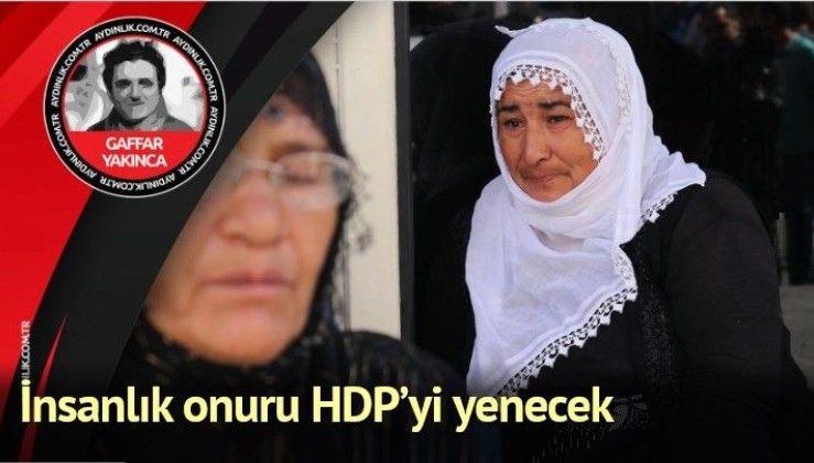 İnsanlık onuru HDP’yi yenecek