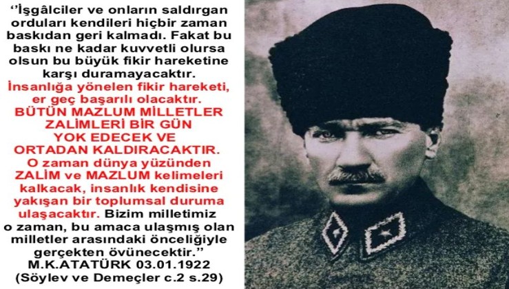 Mustafa Kemal ATATÜRK: En Büyük Düşman EMPERYALİZM!