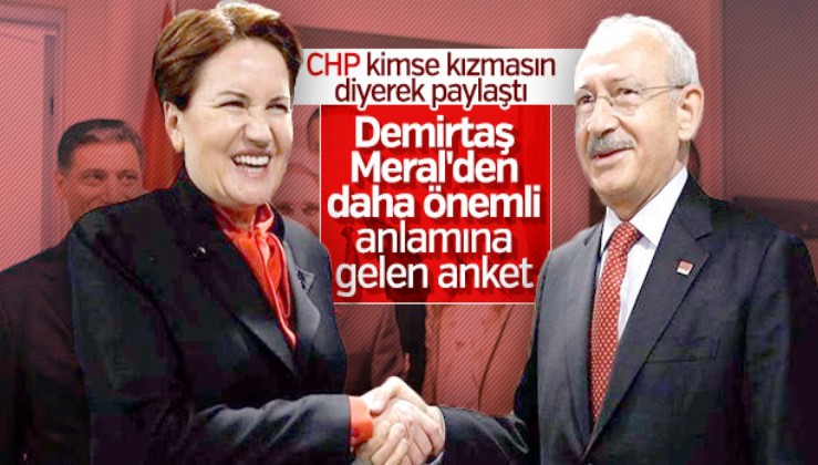 CHP'nin anketi Akşener'i kızdıracak