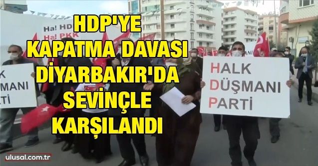 HDP'ye kapatma davası Diyarbakır'da sevinçle karşılandı