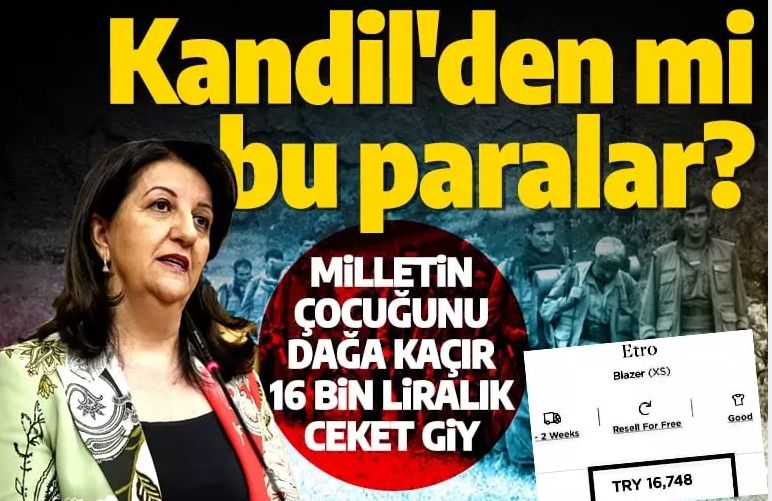 Açlık edebiyatı yapan HDP'li Pervin Buldan'ın 16 bin TL'lik ceketi sosyal medyada gündem oldu: Bu değirmenin suyu nereden geliyor