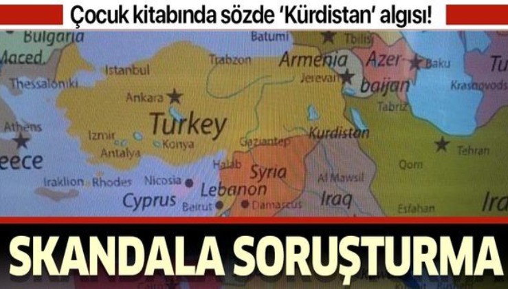 Dünya haritasındaki ‘Kürdistan’ soruşturulacak