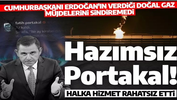 Müjdeleri sindiremedi: Fatih Portakal'ın ücretsiz doğal gaz rahatsızlığı!